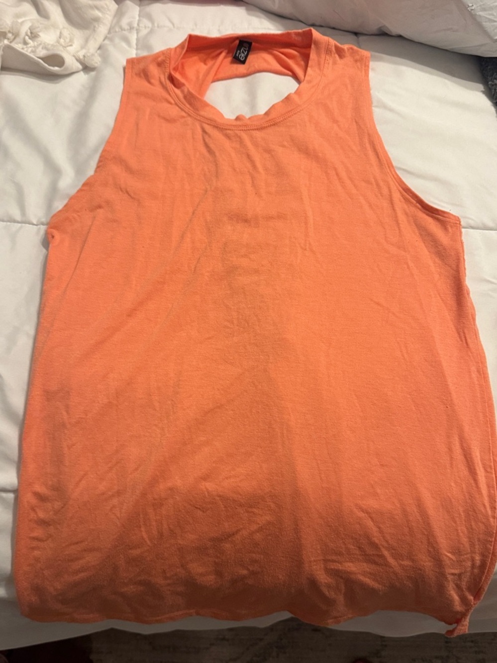 Onzie Coral braided back Muscle Tank